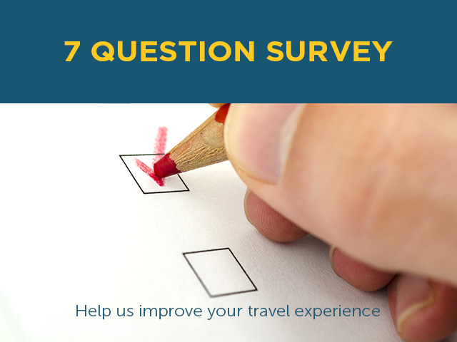 7 Question Passenger Survey