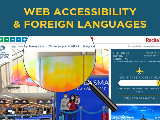 Accessibility & Languages Toolbar