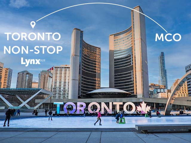 Fly Lynx Air non-stop to Toronto, Ontario