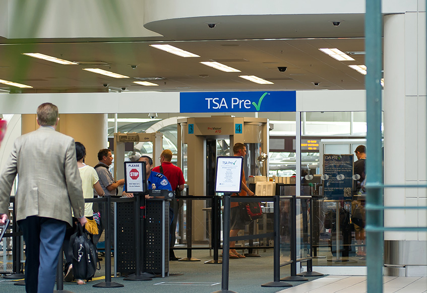 TSA security checkpoint