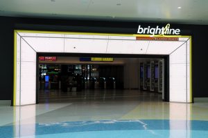 Train Station Brightline Entrance