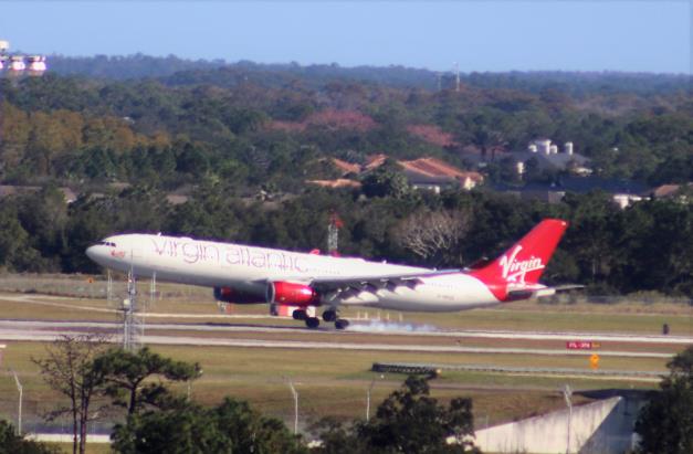 Arrival of first British flight in over 19 months at MCO